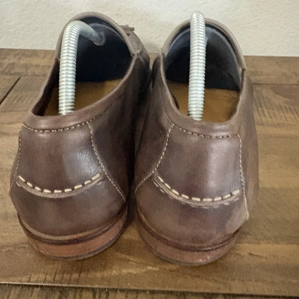 Cole Haan Hayes Tassel Loafer Driving Shoes‎ Mens 10.5 Soft Leather Brown C31211